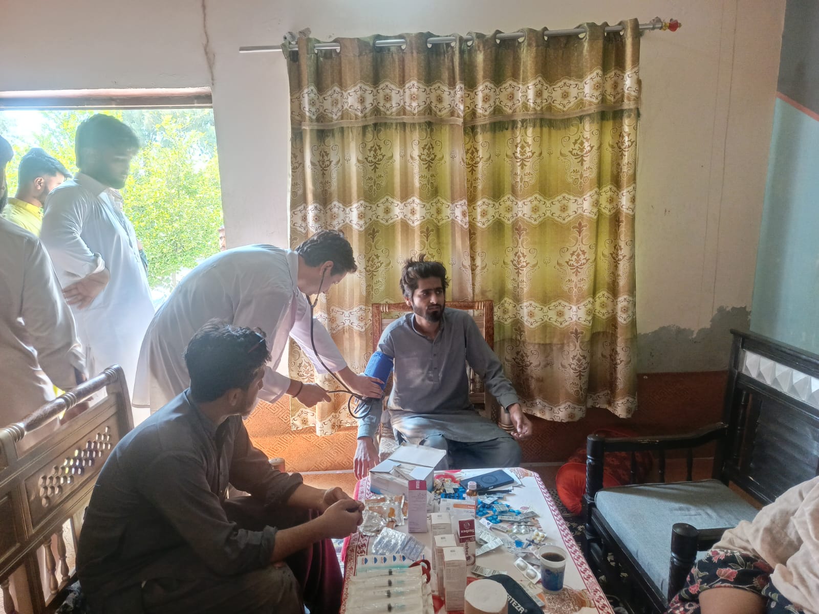 Doctor consulting a patient